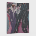 Calle Berlin -Ernst Ludwig Kirchner - Lienzo premium 430g (calidad de galeria)
