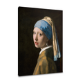 La joven con la perla - Jan Vermeer van - Lienzo premium 430g (calidad de galeria)