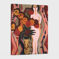 Bodegon con figura plastica -Ernst Ludwig Kirchner - Lienzo premium 430g (calidad de galeria)