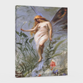 El hada del lirio-Luis Ricardo Falero - Lienzo premium 430g (calidad de galeria)