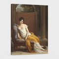 Retrato de juliette recamier -Francois Gerard - Lienzo premium 430g (calidad de galeria)