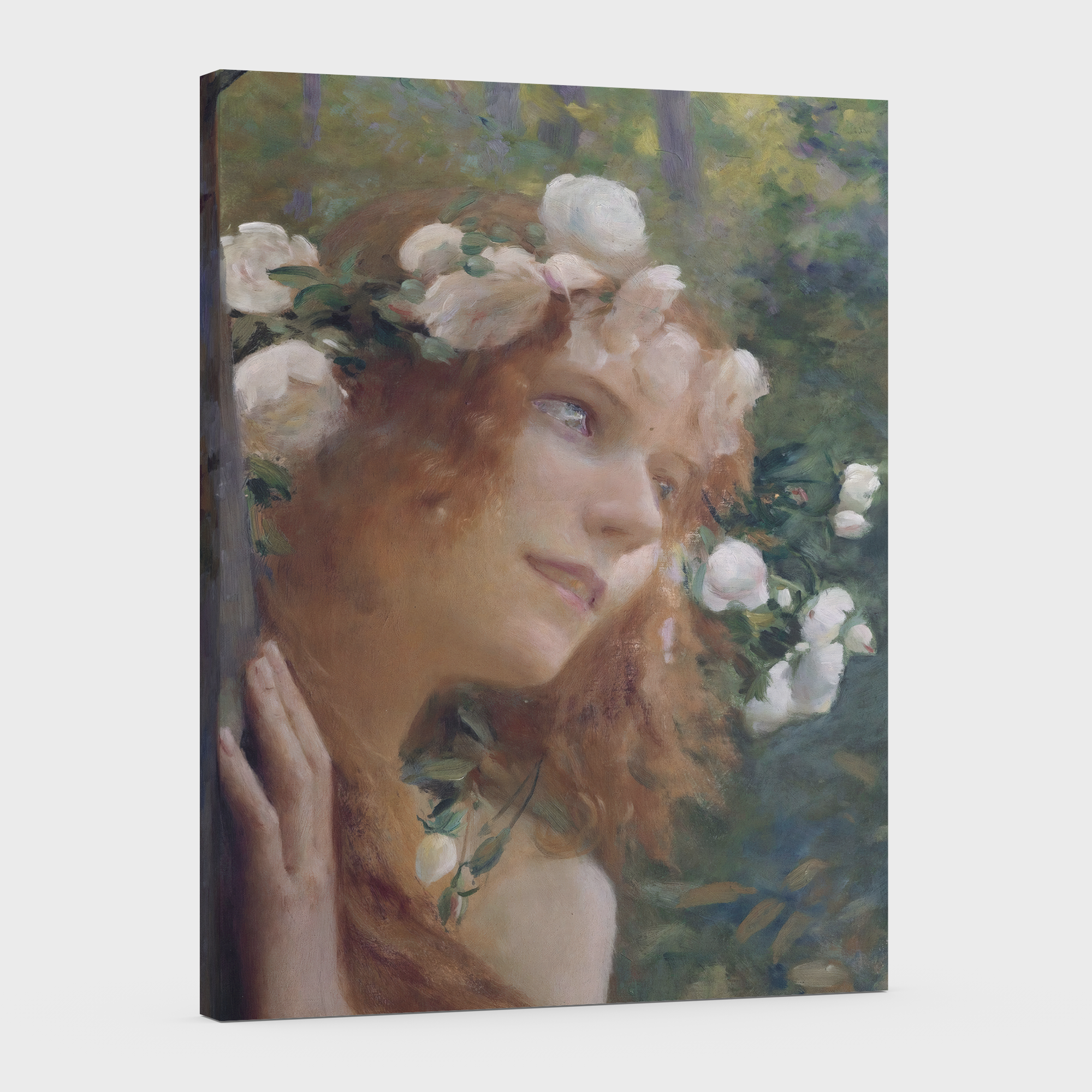 Ninfa - Gaston Bussiere - Lienzo premium 430g (calidad de galeria)