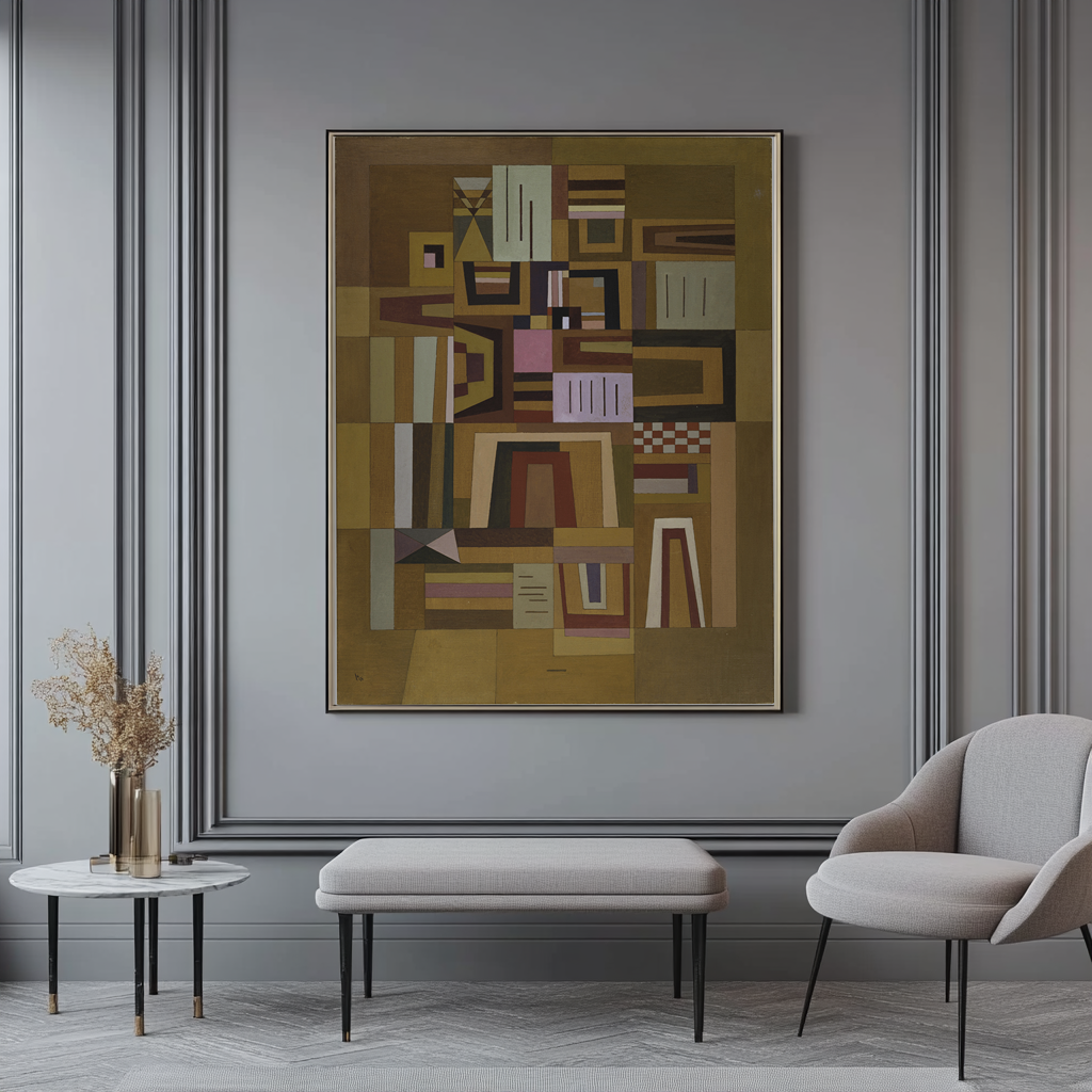 Compensación rosa - Wassily Kandinsky - Lienzo premium 430g (calidad de galeria)