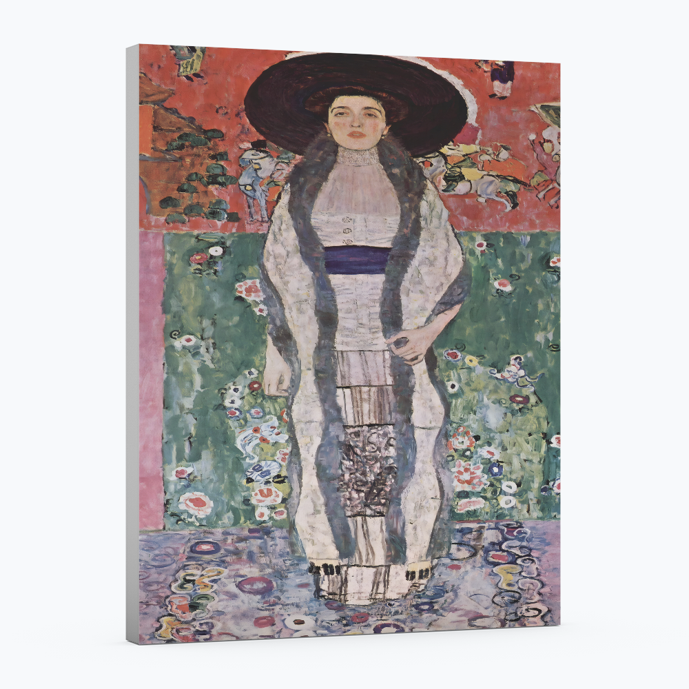 Retrato de adele - Gustav Klimt - Lienzo premium 430g (calidad de galeria)