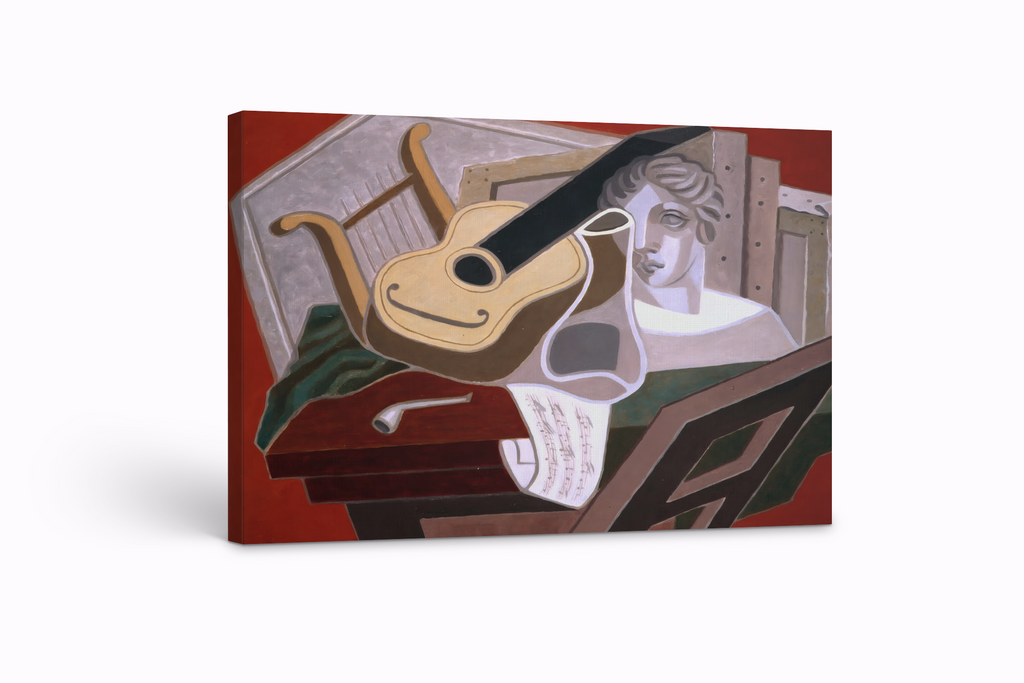 La table du musicien - Juan Gris - Toile premium 430g (qualité galerie)
