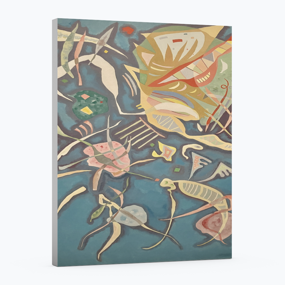 Agrupacion - Wassily Kandinsky - Lienzo premium 430g (calidad de galeria)