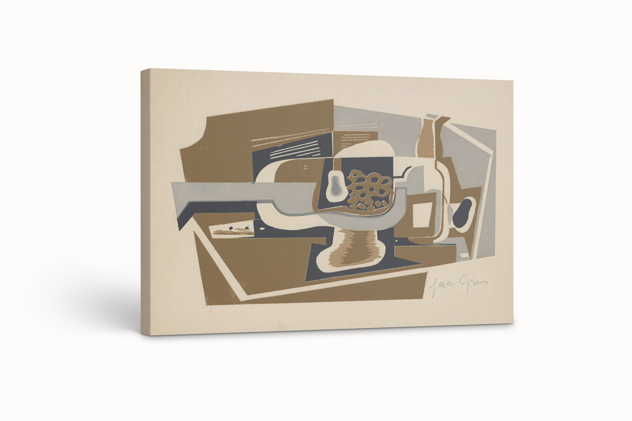 Naturaleza muerta - Juan Gris - Lienzo premium 430g (calidad de galeria)