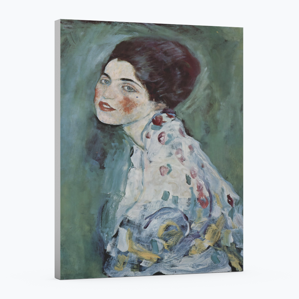 Retrato de una dama - Gustav Klimt - Lienzo premium 430g (calidad de galeria)