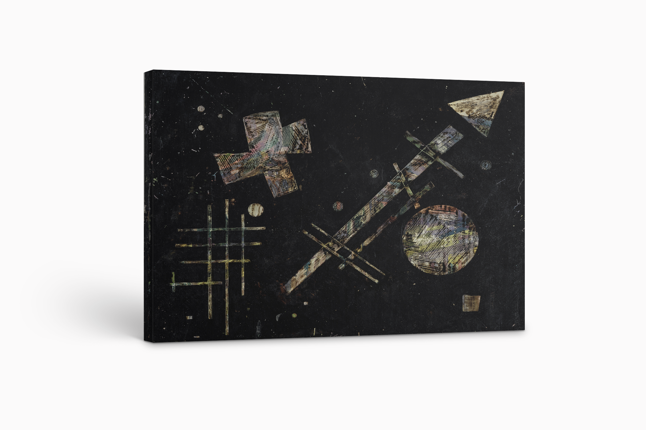 Sonidos aislados - Wassily Kandinsky - Lienzo premium 430g (calidad de galeria)