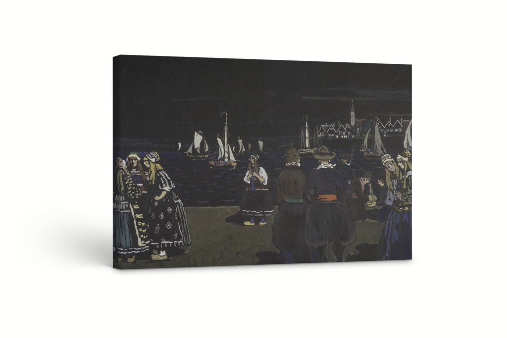 Samedi soir - Vassily Kandinsky - Toile premium 430g (qualité galerie)
