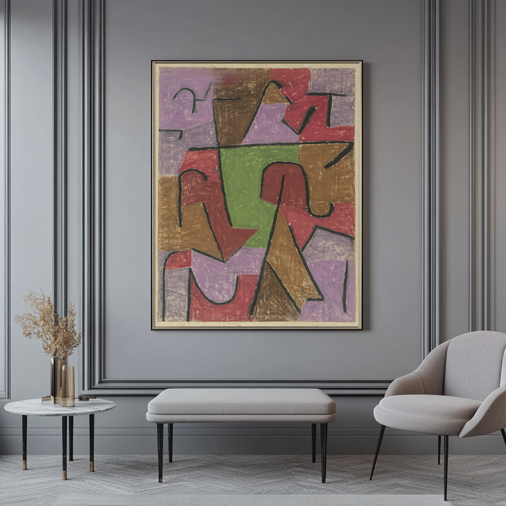 Indio - Paul Klee - Lienzo premium 430g (calidad de galeria)