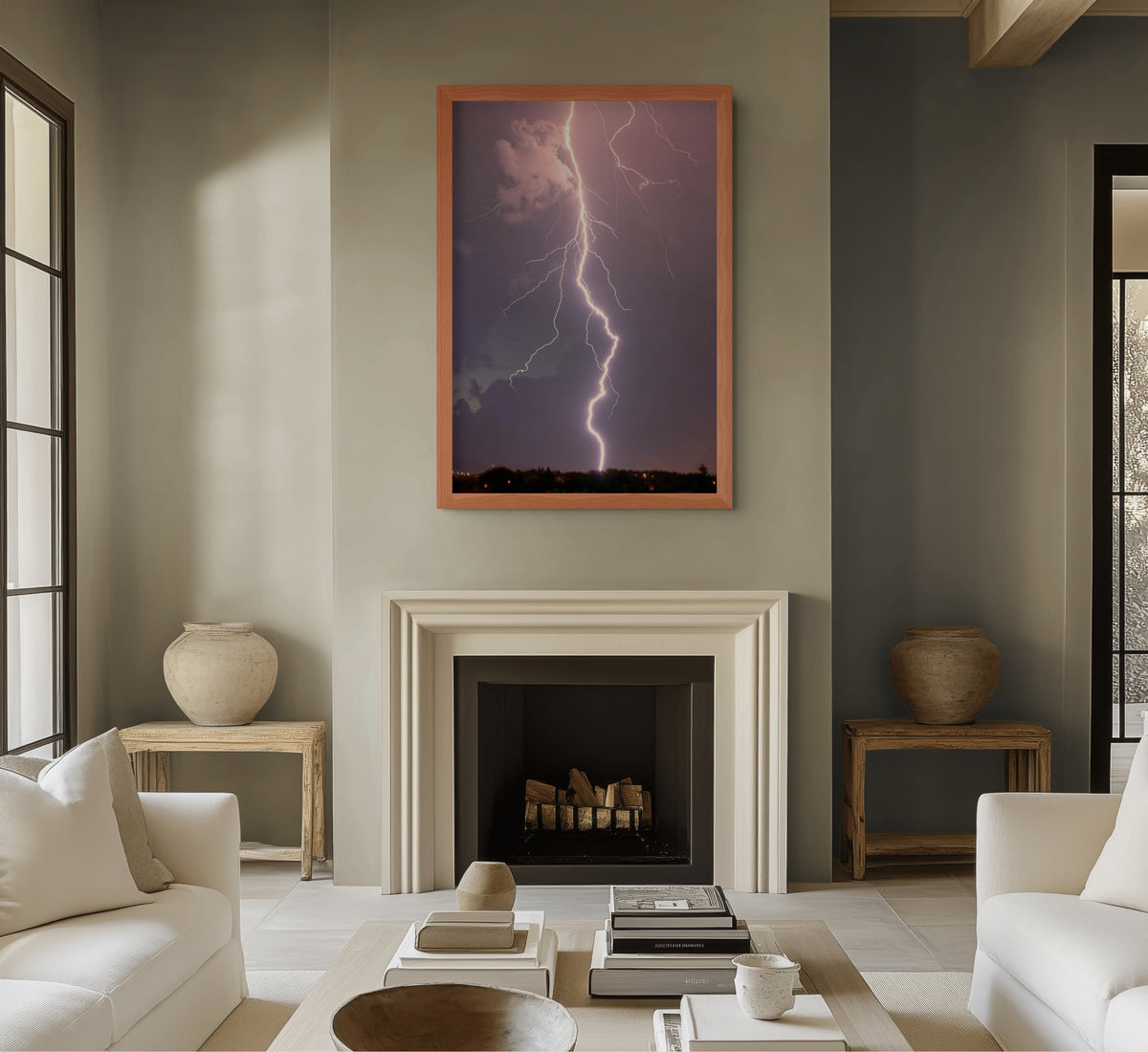 Cielo y Paisaje - Lienzo premium 430g (calidad de galeria)
