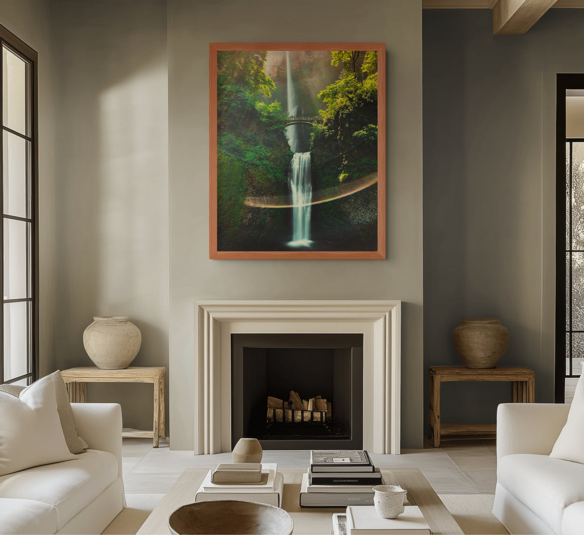 Cielo y Paisaje - Lienzo premium 430g (calidad de galeria)