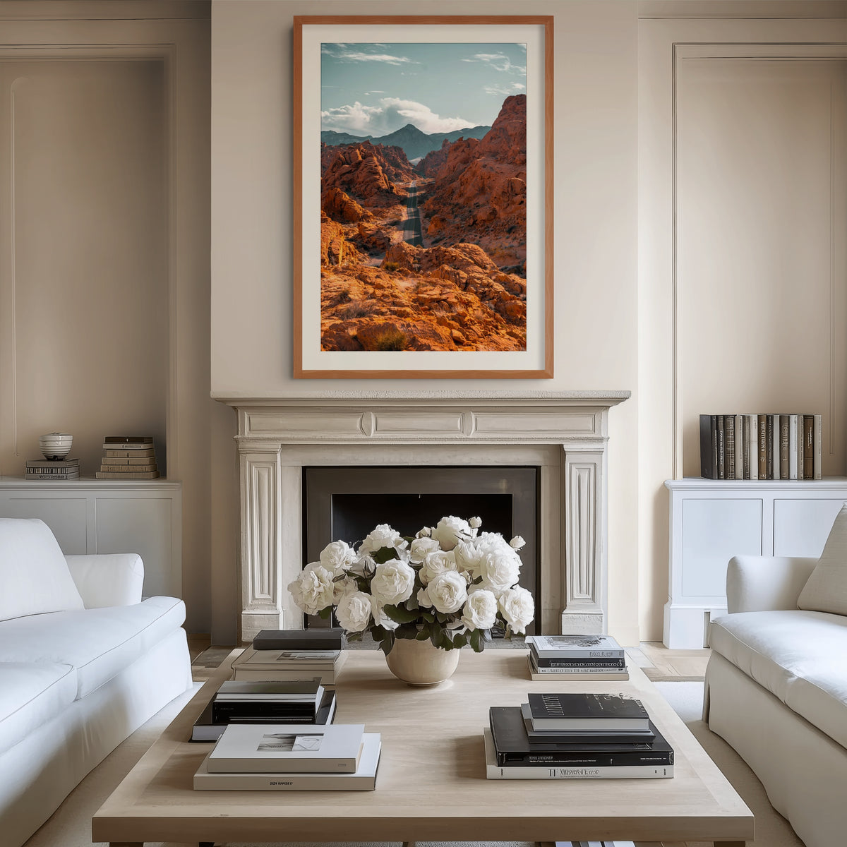 Cielo y Paisaje - Lienzo premium 430g (calidad de galeria)