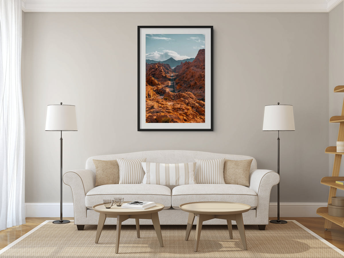 Cielo y Paisaje - Lienzo premium 430g (calidad de galeria)
