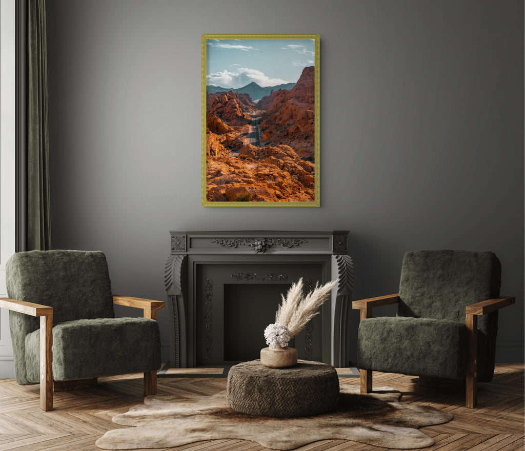 Cielo y Paisaje - Lienzo premium 430g (calidad de galeria)