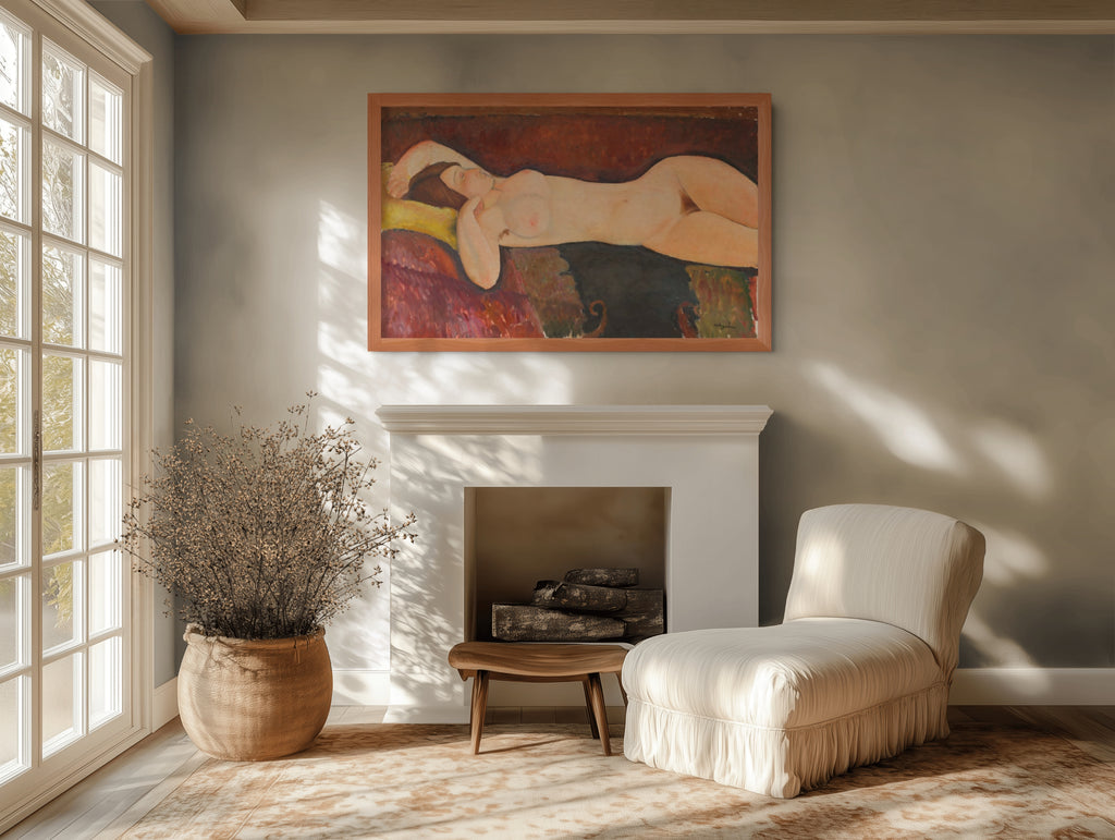 Desnudo acostado - Amedeo Modigliani - Lienzo premium 430g (calidad de galeria)
