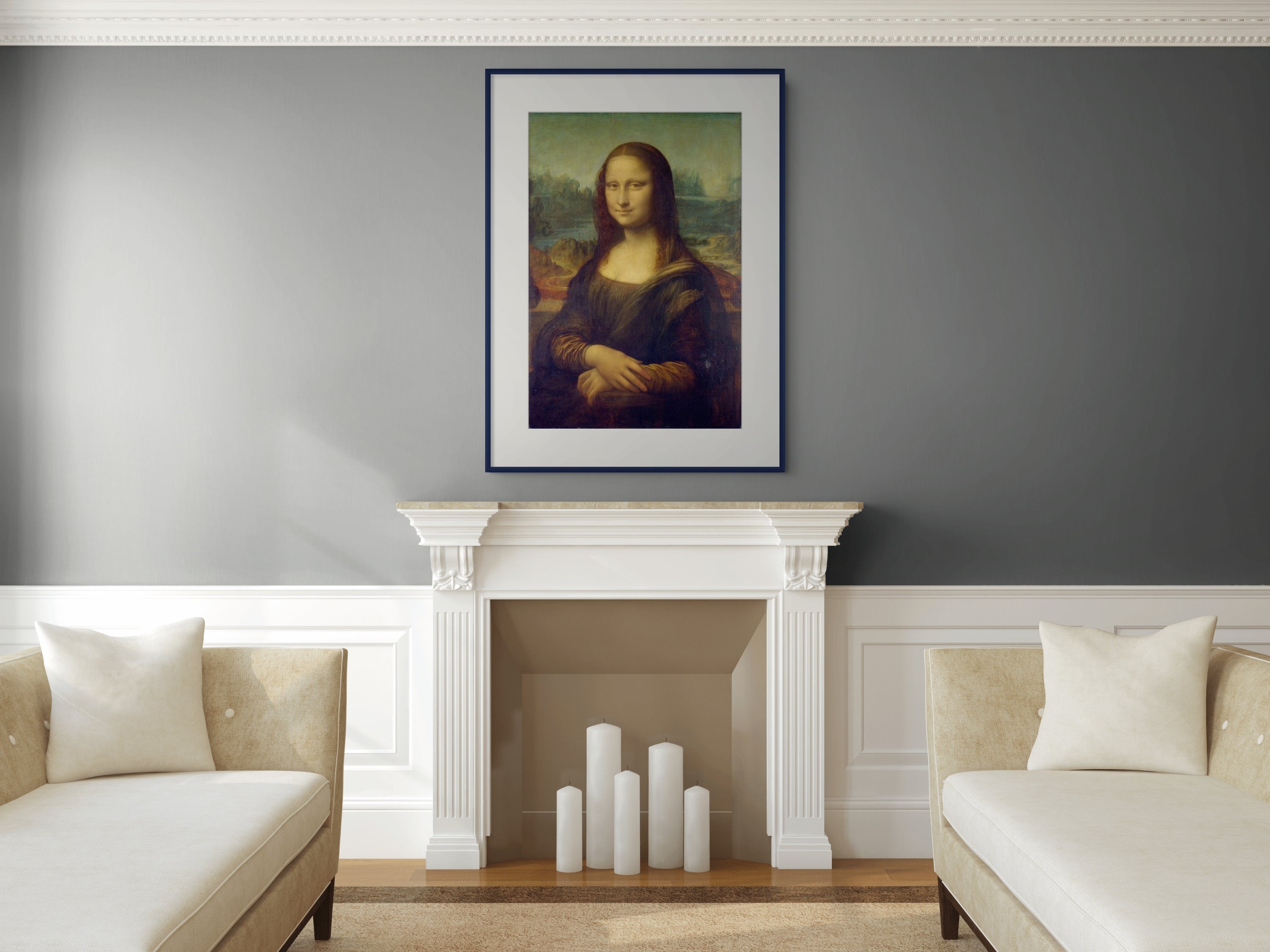 Mona Lisa - Leonardo Da Vinci - Premium canvas 430g (gallery quality)