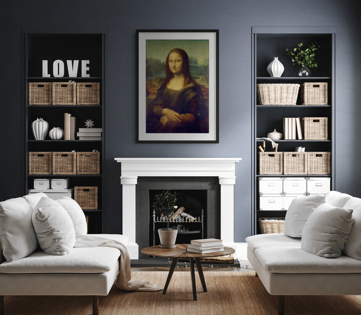 Mona Lisa - Leonardo Da Vinci - Premium canvas 430g (gallery quality)