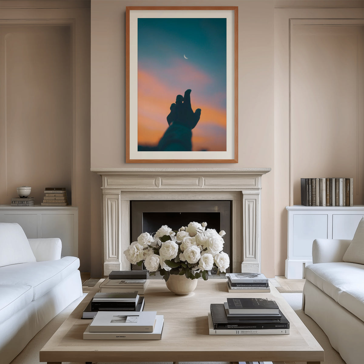 Cielo y Paisaje - Lienzo premium 430g (calidad de galeria)