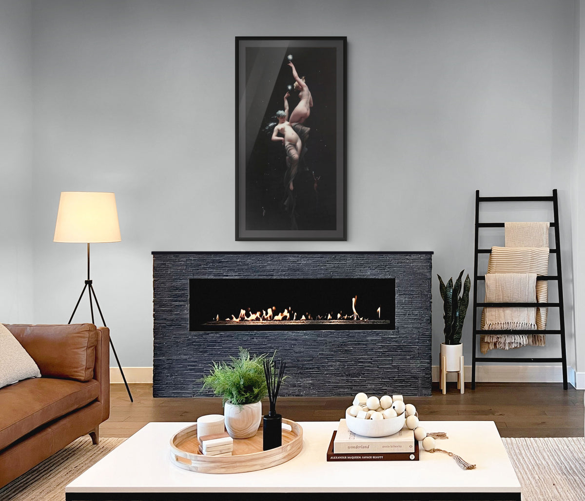 Bellezas a la luz de la luna - Luis Ricardo Falero - Lienzo premium 430g (calidad de galeria)