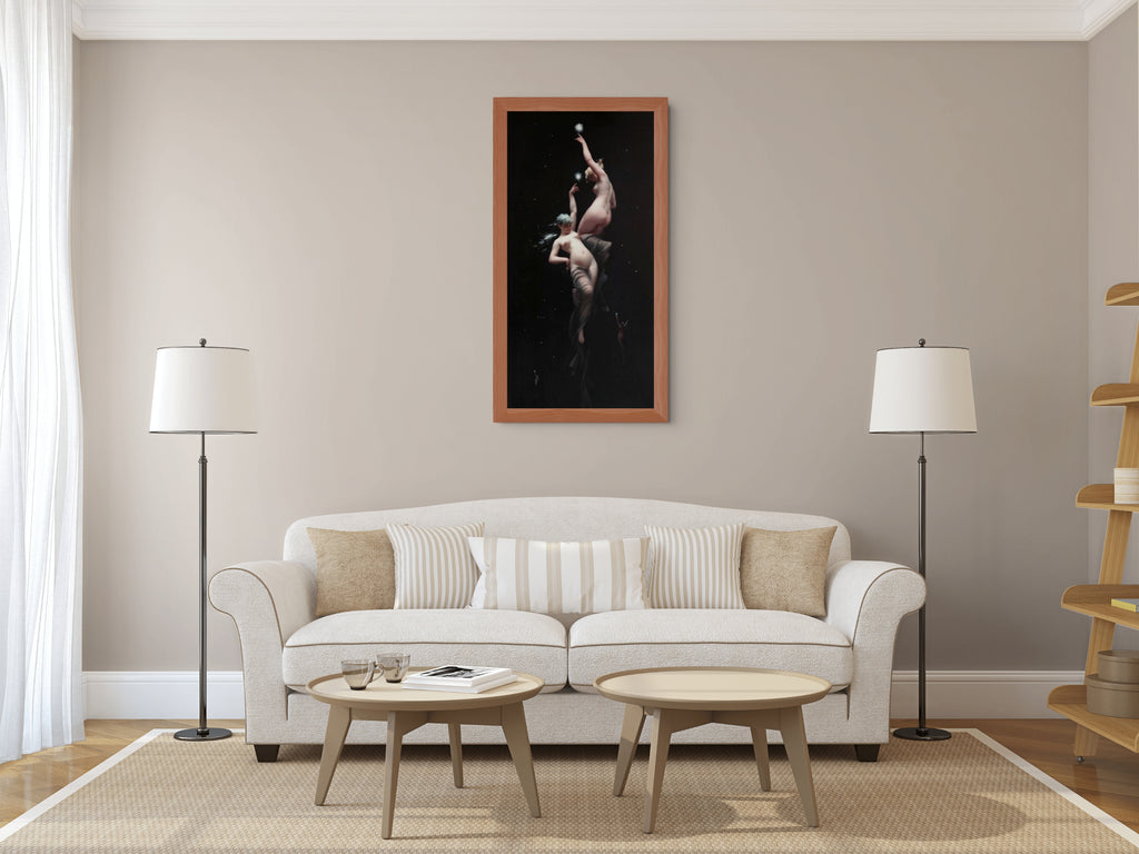 Bellezas a la luz de la luna - Luis Ricardo Falero - Lienzo premium 430g (calidad de galeria)