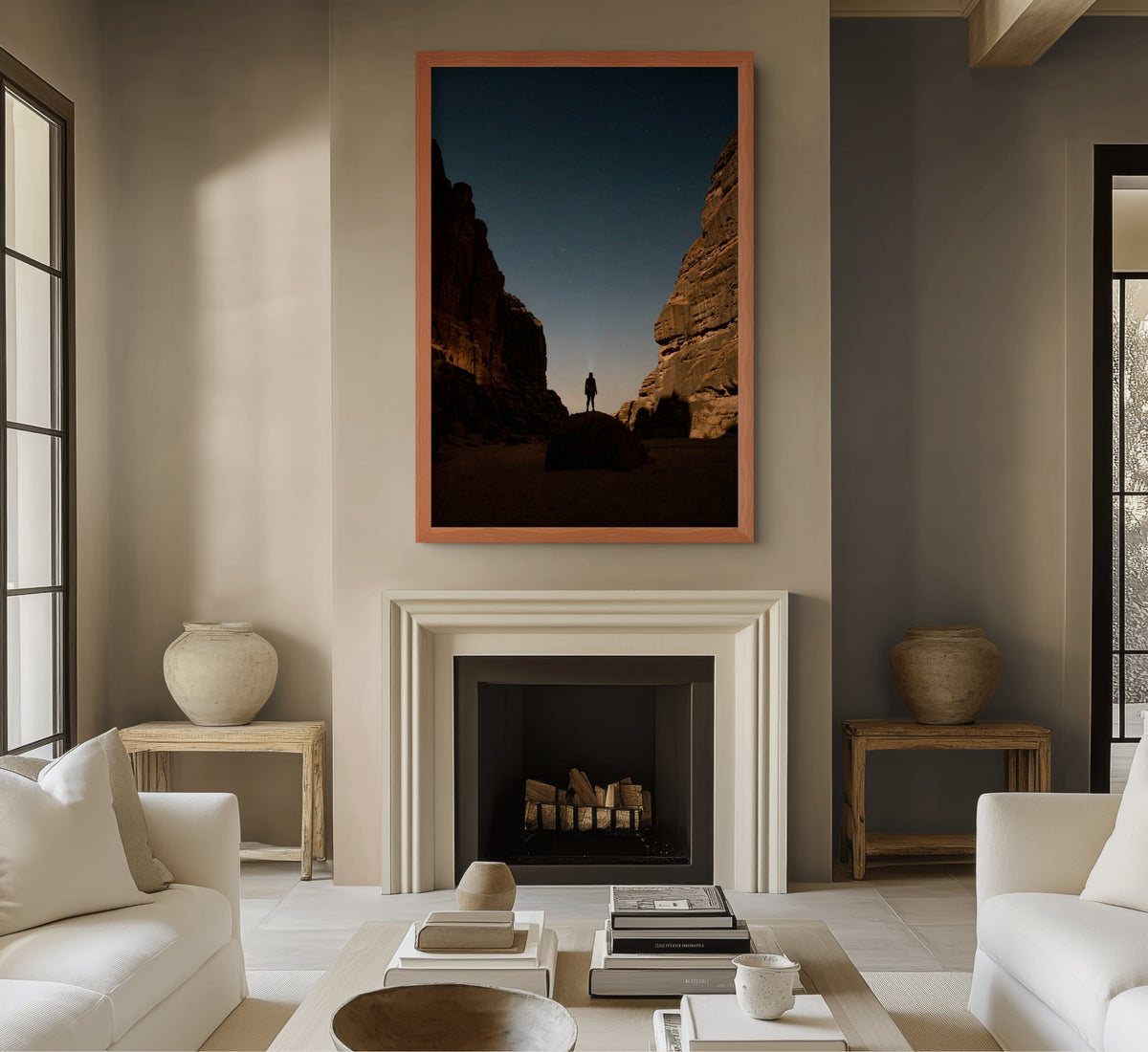 Cielo y Paisaje - Lienzo premium 430g (calidad de galeria)
