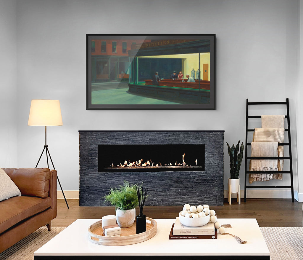 Automat - Edward Hopper - Premium Canvas 430g (gallery quality)