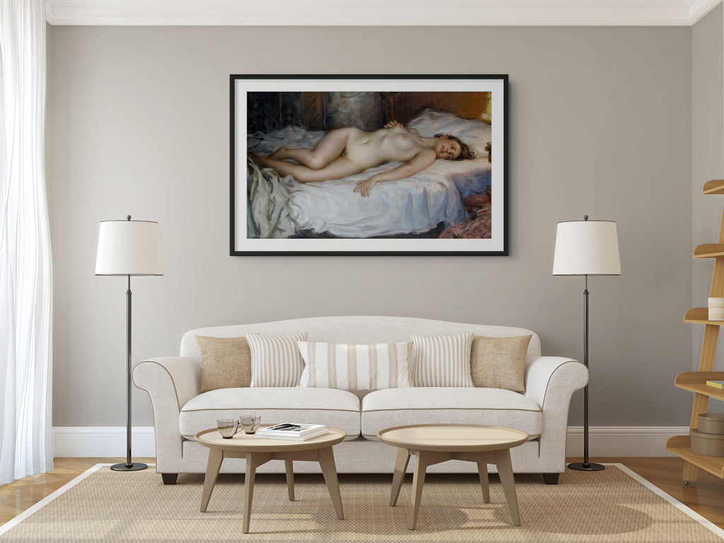 Desnudo extasiado - Nikolai Vasilievich Kharitonov - Lienzo premium 430g (calidad de galeria)