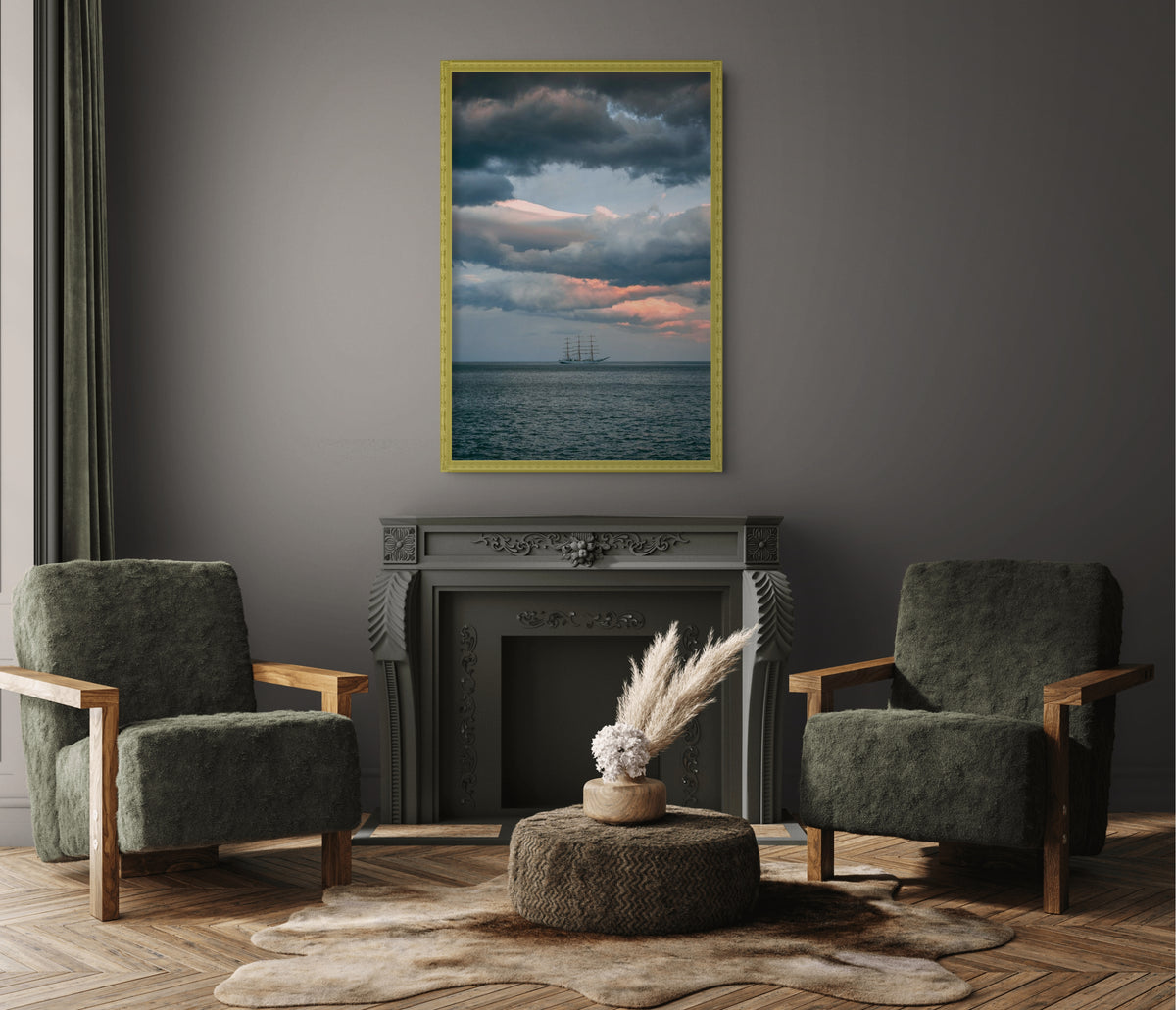 Cielo y Paisaje - Lienzo premium 430g (calidad de galeria)