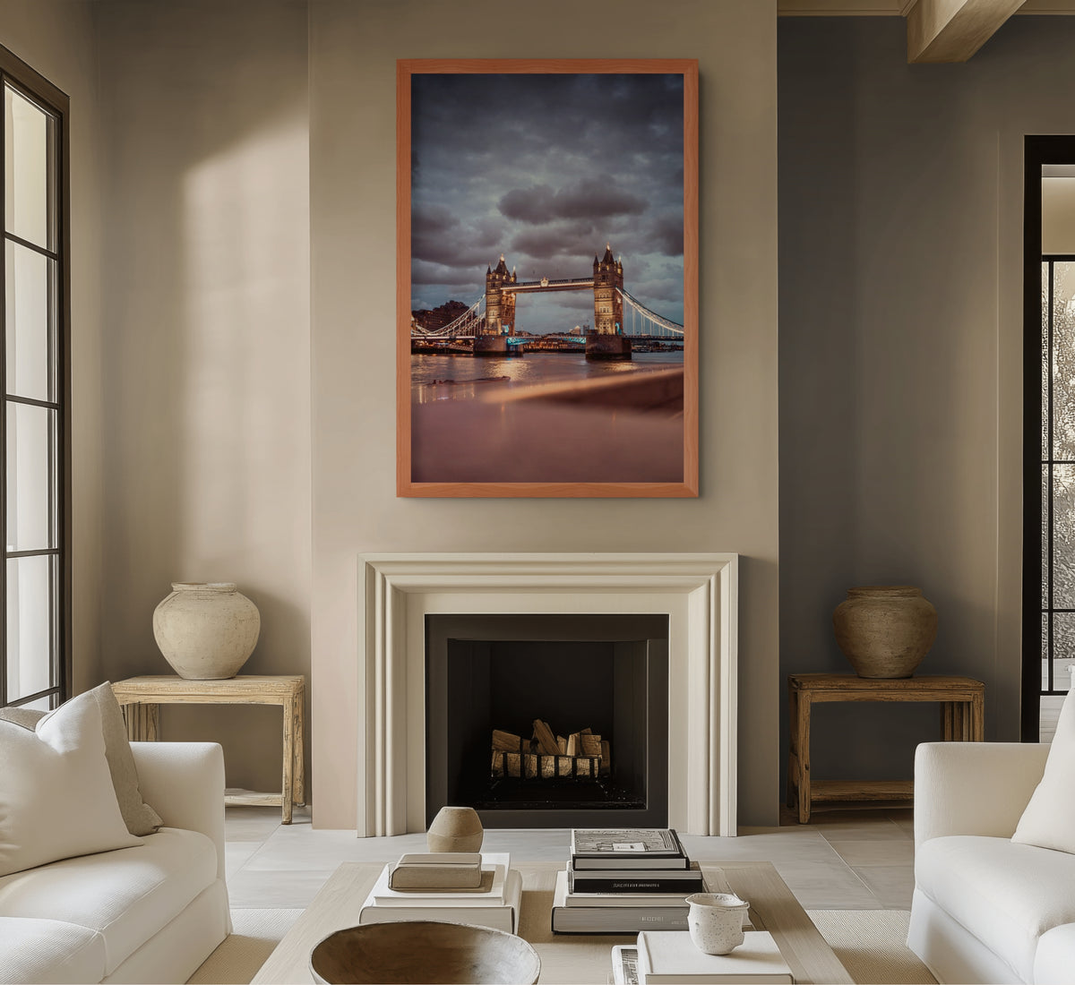 Cielo y Paisaje - Lienzo premium 430g (calidad de galeria)