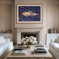 Desnudo sobre fondo azul - Albert Marquet - Lienzo premium 430g (calidad de galeria)