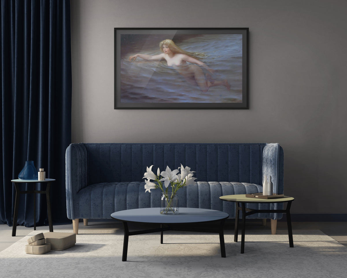 Ninfa - Luis Ricardo Falero - Lienzo premium 430g (calidad de galeria)