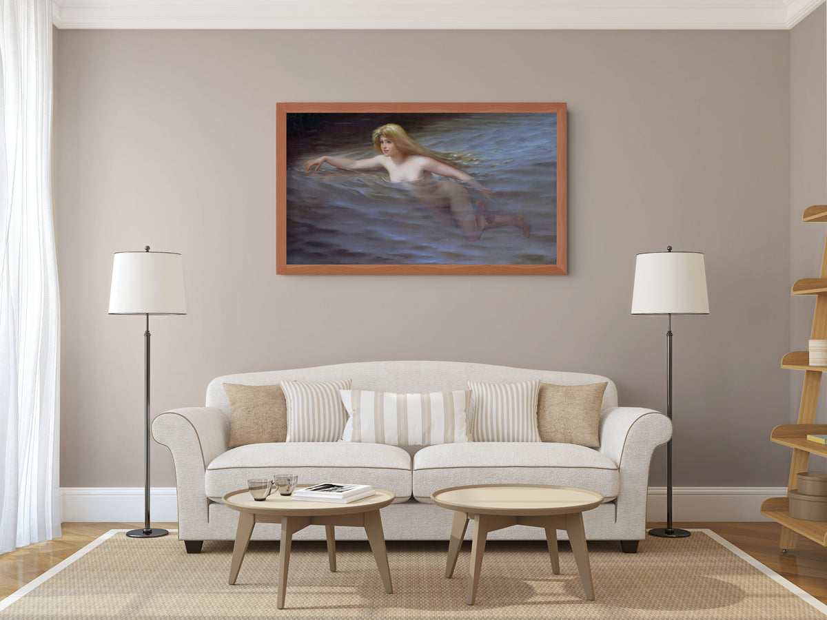 Ninfa - Luis Ricardo Falero - Lienzo premium 430g (calidad de galeria)