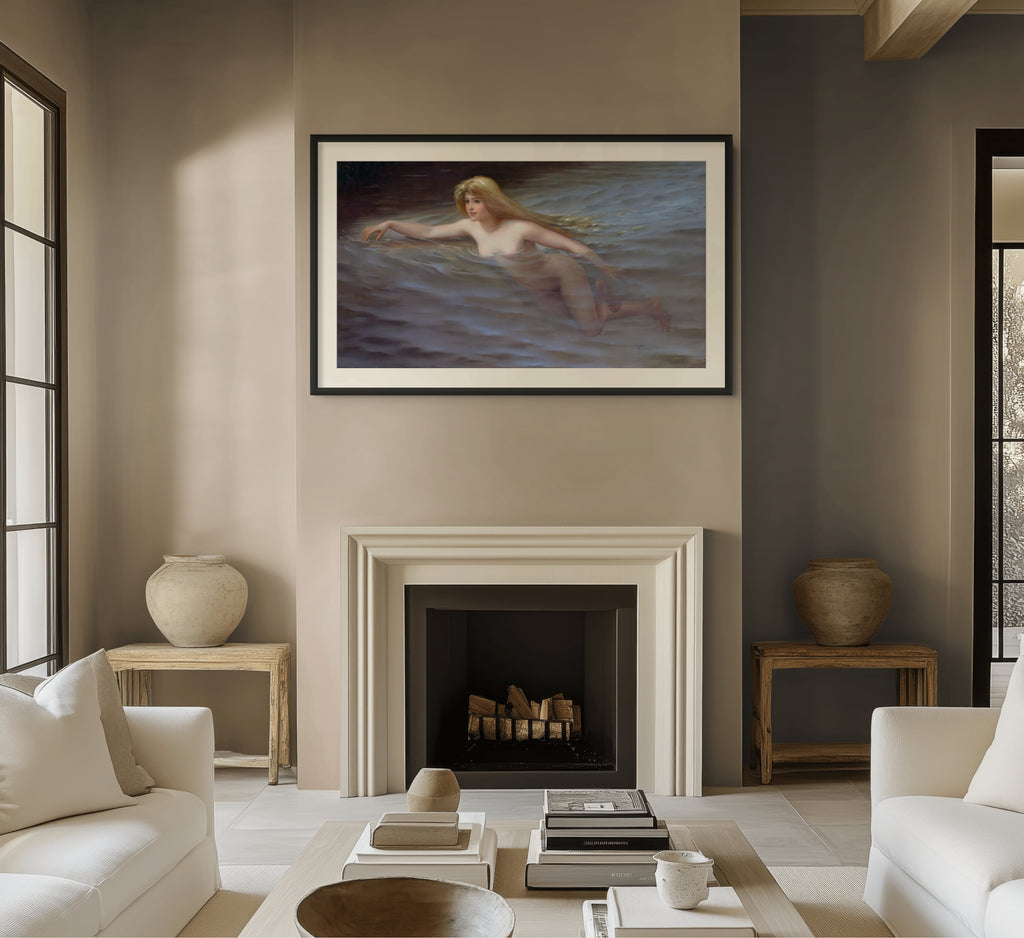 Ninfa - Luis Ricardo Falero - Lienzo premium 430g (calidad de galeria)