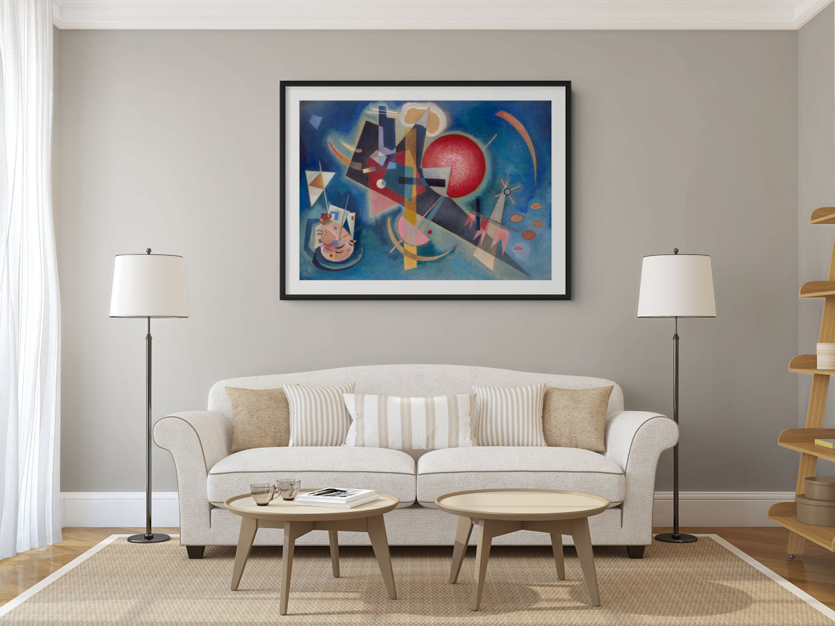 Couple on Horseback - Wassily Kandinsky - Premium 430g canvas (gallery quality)