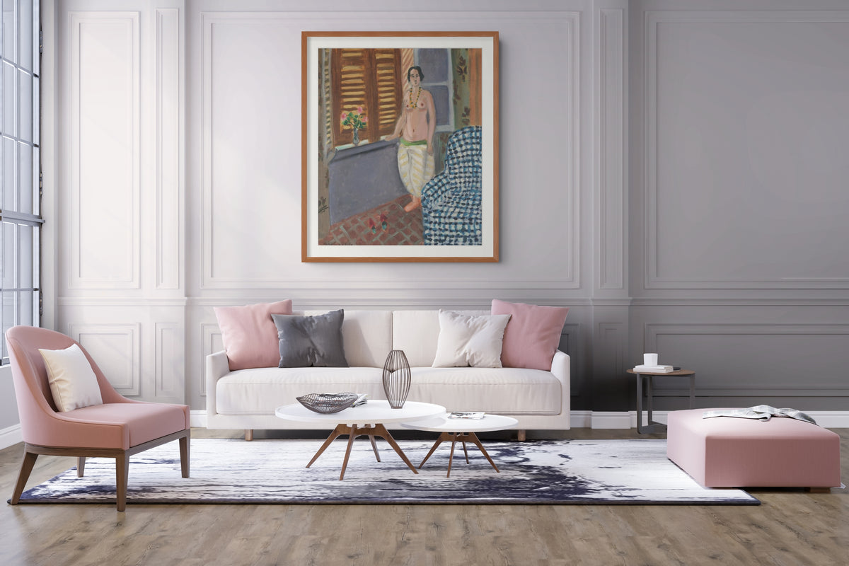 Odalisca con sillón azul - Henri Matisse - Lienzo premium 430g (calidad de galeria)