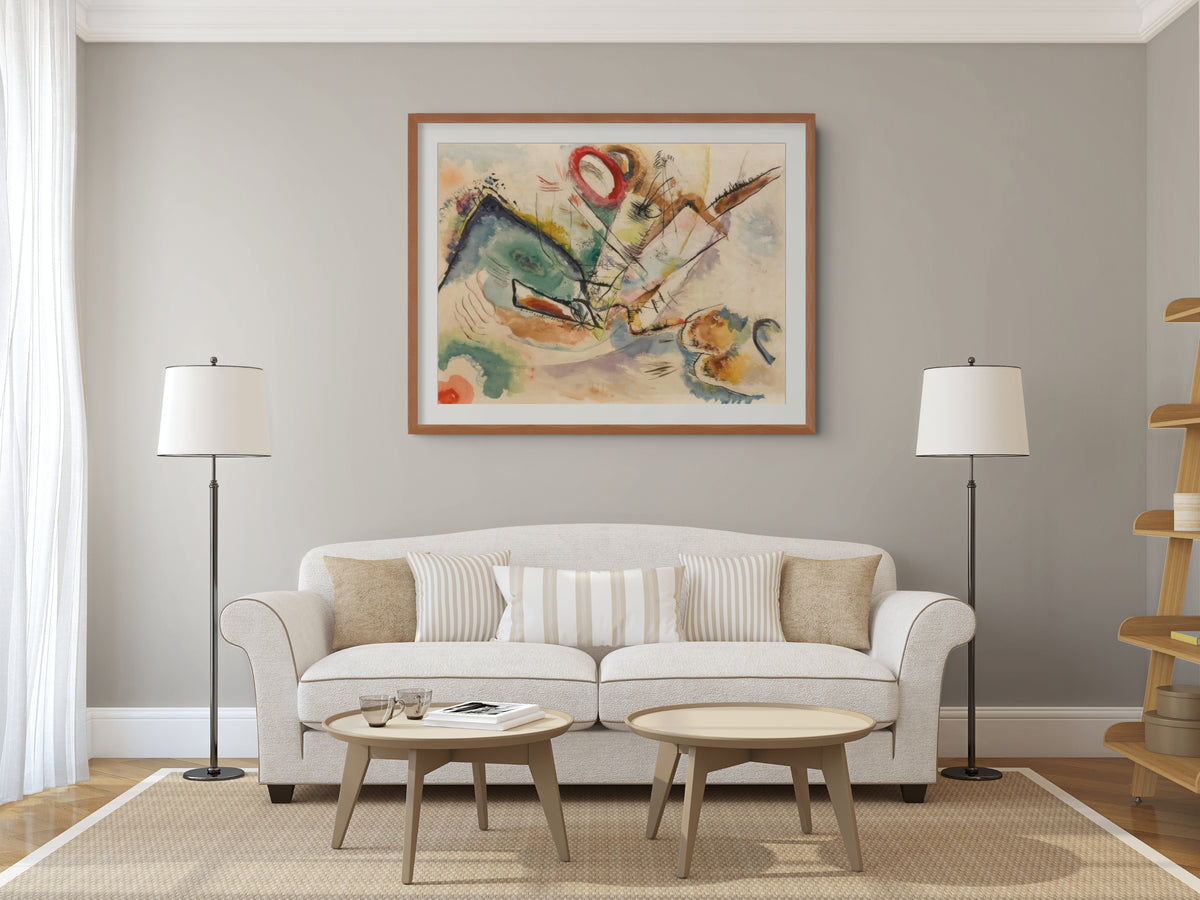 Couple on Horseback - Wassily Kandinsky - Premium 430g canvas (gallery quality)