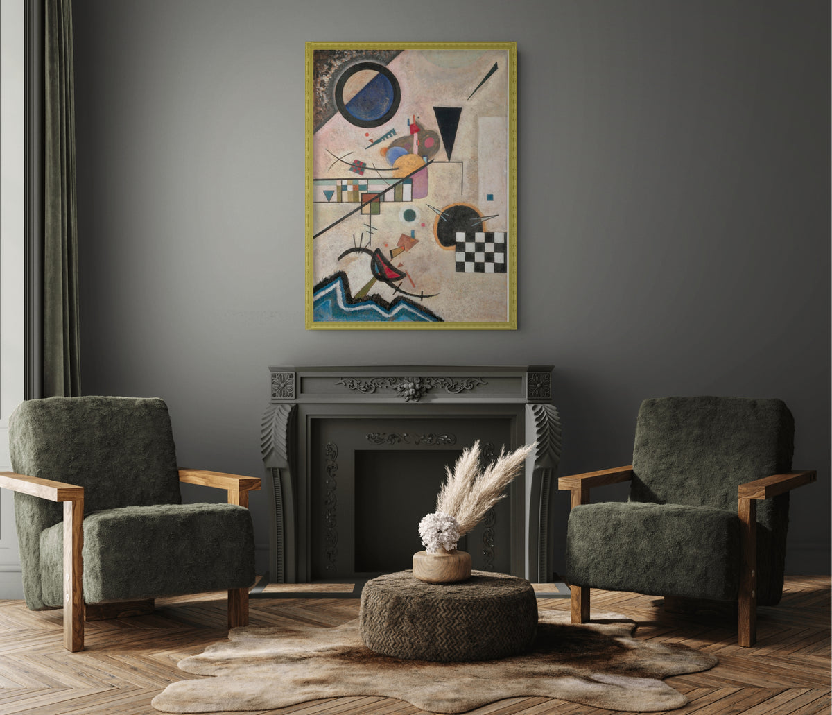 Couple à cheval - Vassily Kandinsky - Toile premium 430g (qualité galerie)