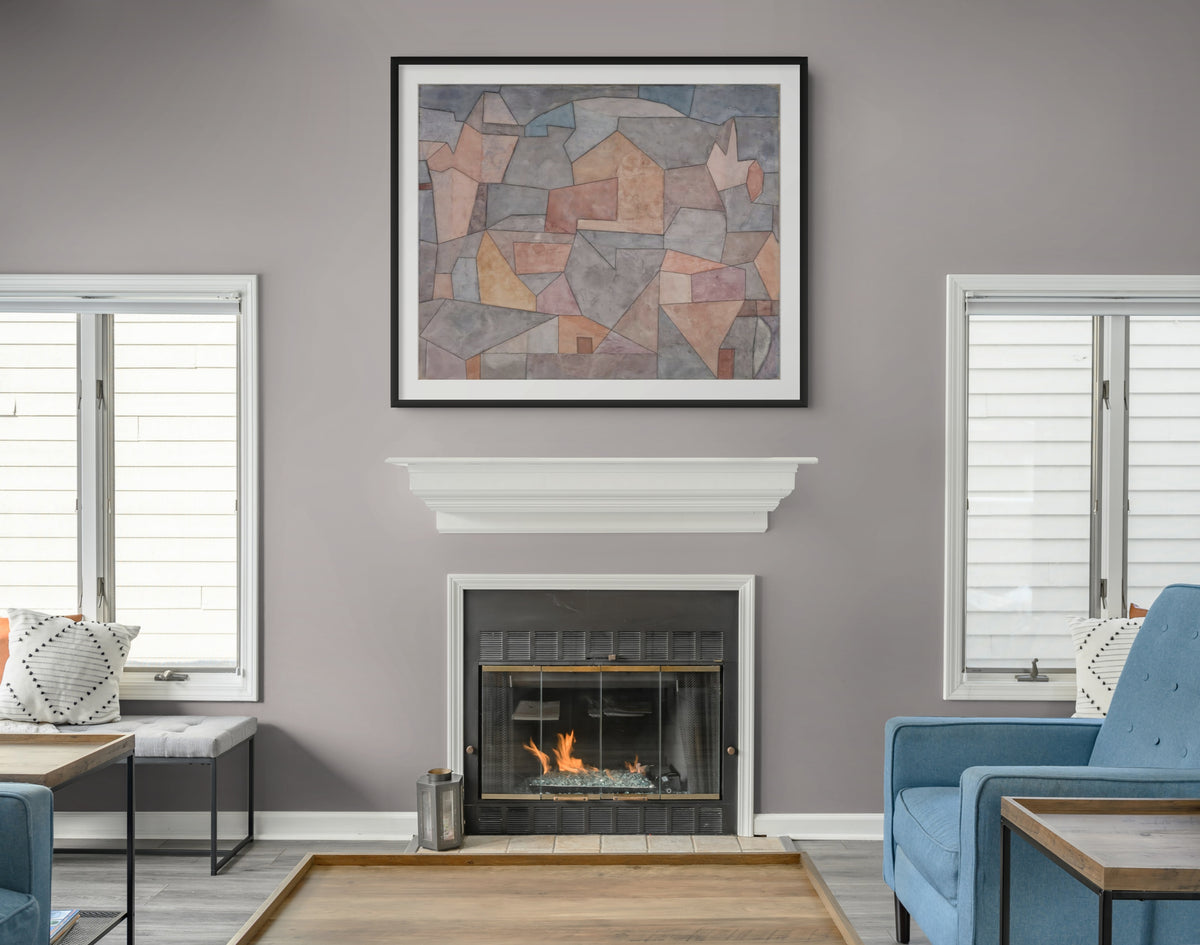 Lugar entre rocas - Paul Klee - Lienzo premium 430g (calidad de galeria)