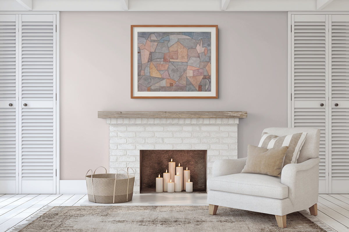 Lugar entre rocas - Paul Klee - Lienzo premium 430g (calidad de galeria)
