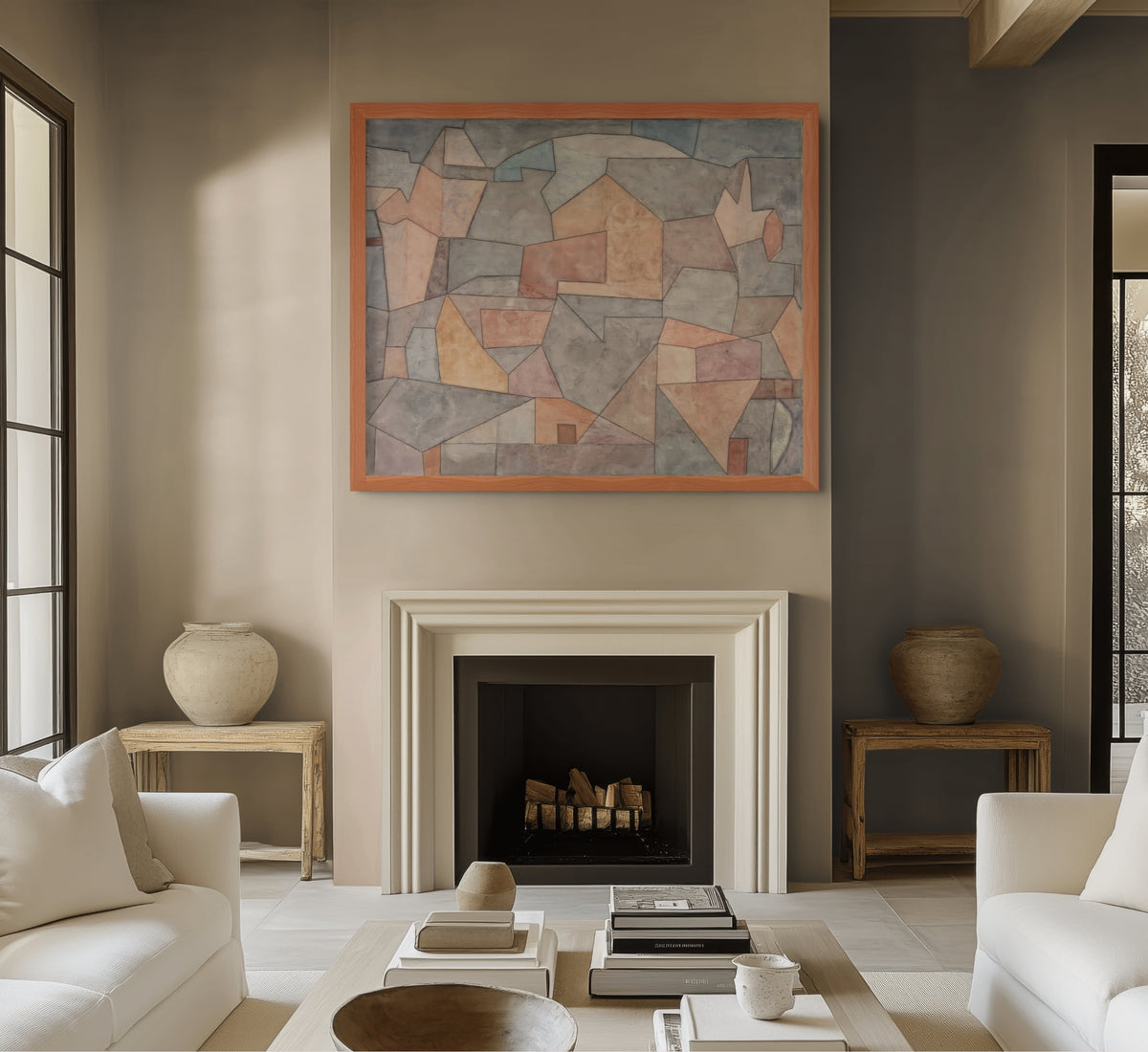 Lugar entre rocas - Paul Klee - Lienzo premium 430g (calidad de galeria)