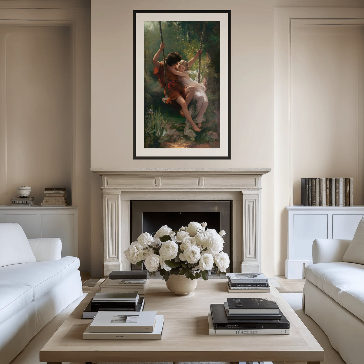 La primavera - Pierre-Auguste Cot  - Lienzo premium 430g (calidad de galeria)