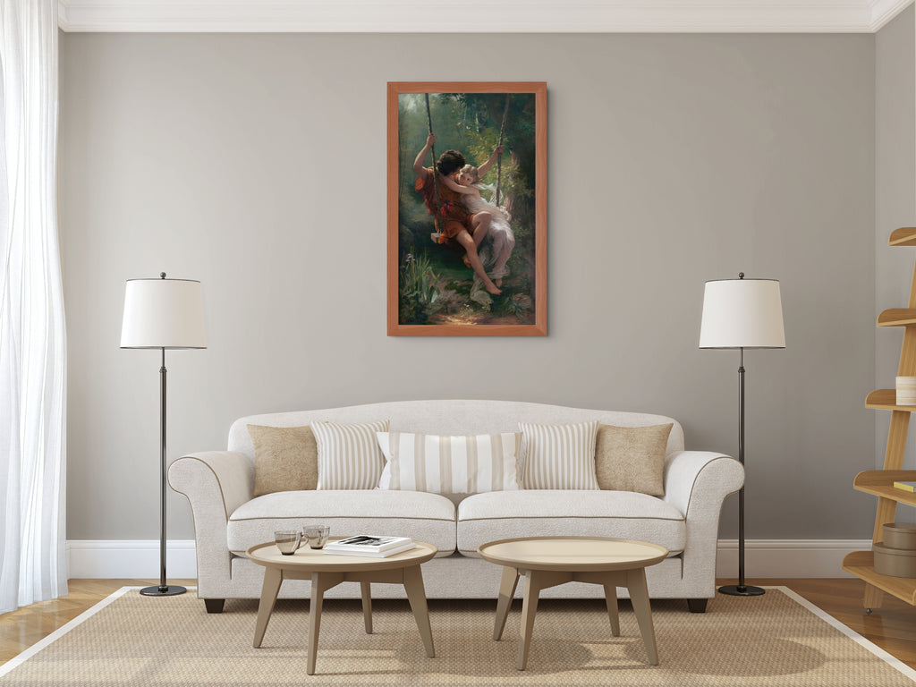 La primavera - Pierre-Auguste Cot  - Lienzo premium 430g (calidad de galeria)