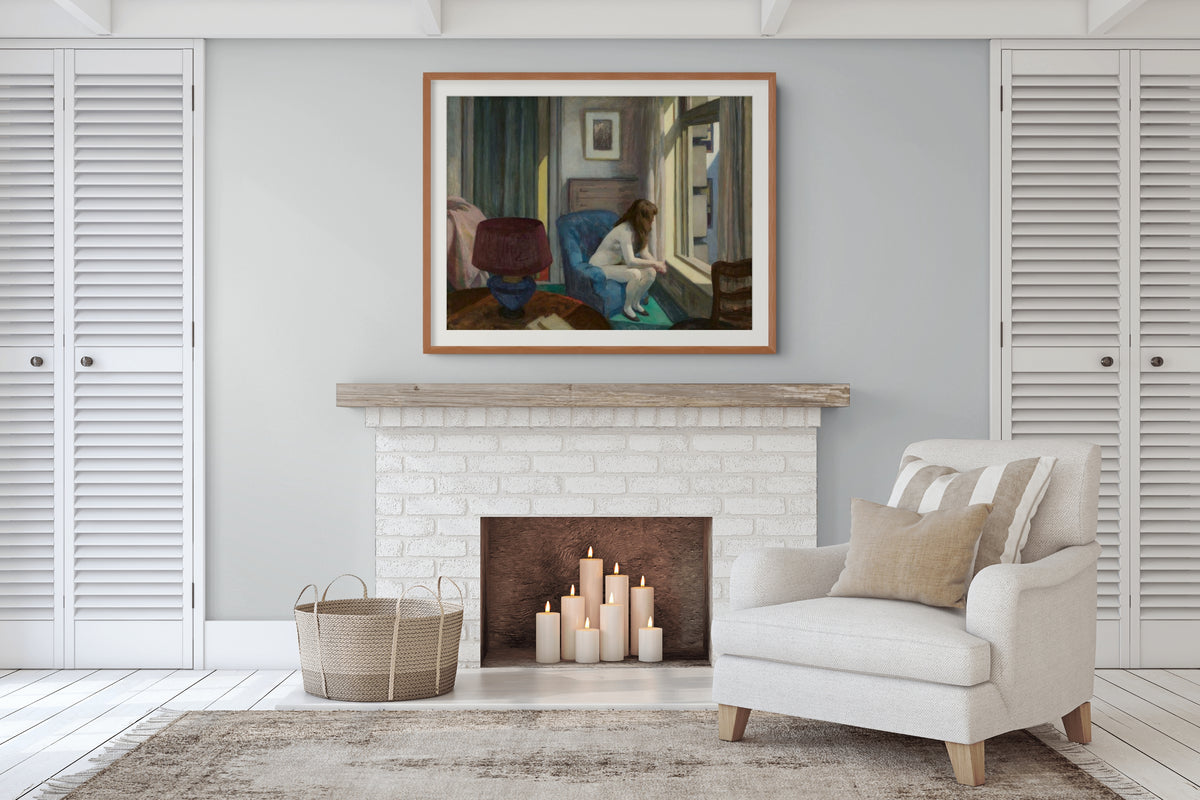 Once de la mañana - Edward Hopper - Lienzo premium 430g (calidad de galeria)