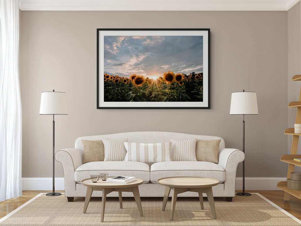 Cielo y Paisaje - Lienzo premium 430g (calidad de galeria)