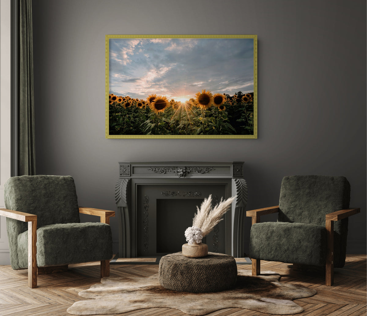 Cielo y Paisaje - Lienzo premium 430g (calidad de galeria)