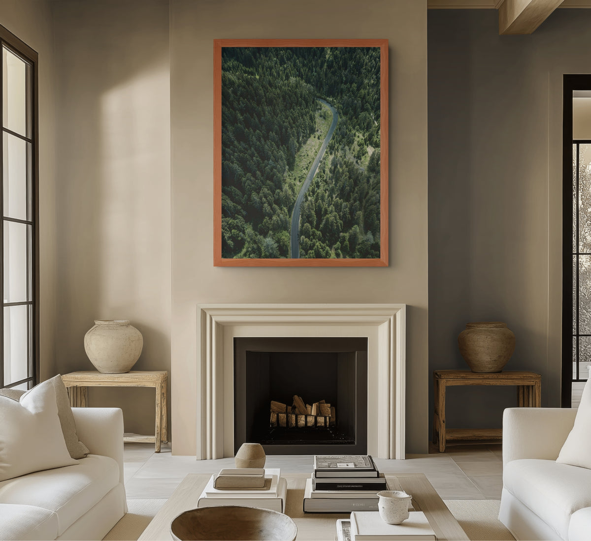 Cielo y Paisaje - Lienzo premium 430g (calidad de galeria)