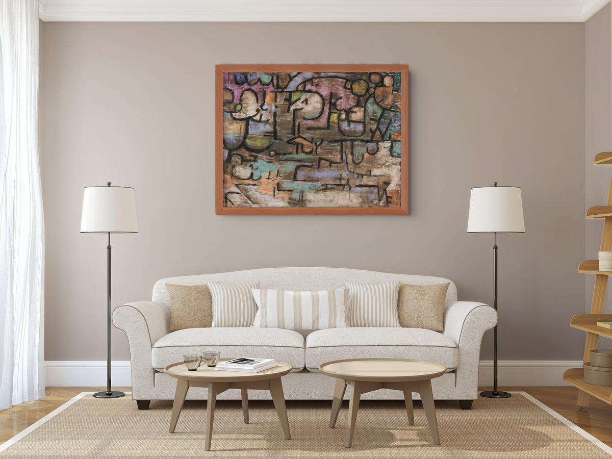 Despues de la inundacion - Paul Klee - Lienzo premium 430g (calidad de galeria)
