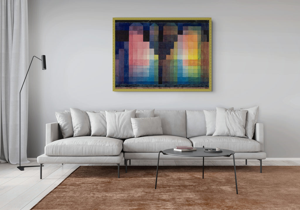 Ville en fête - Paul Klee - Toile premium 430g (qualité galerie)